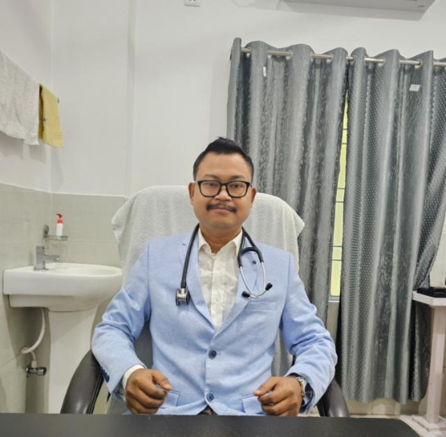 Dr. Sachin in chamber