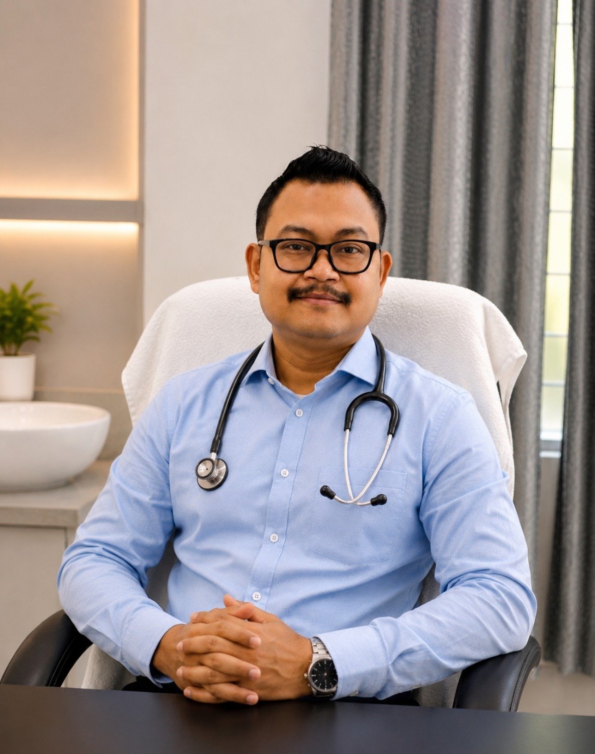 Professional portrait of Dr. Sachin Swargiary