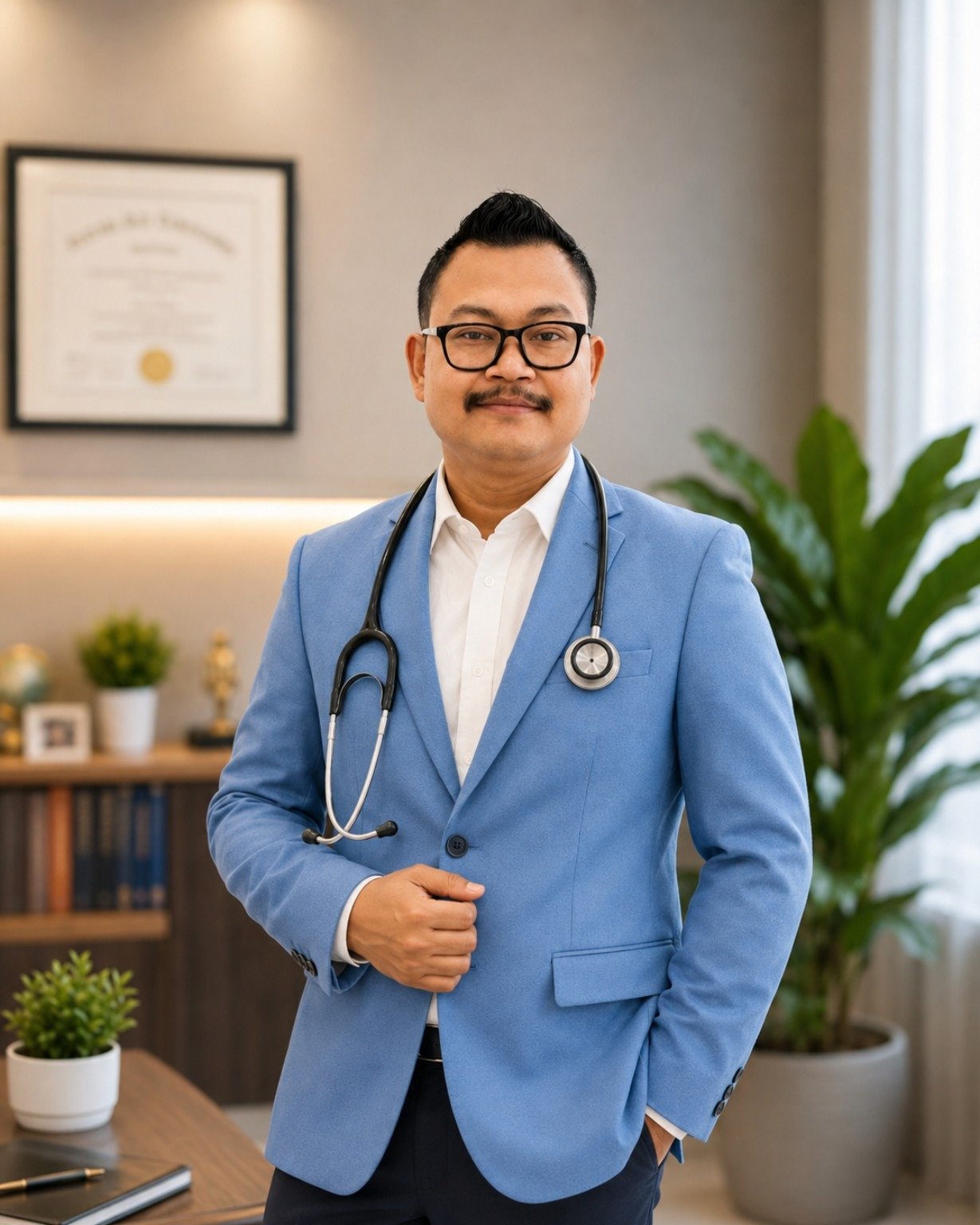 Professional portrait of Dr. Sachin Swargiary