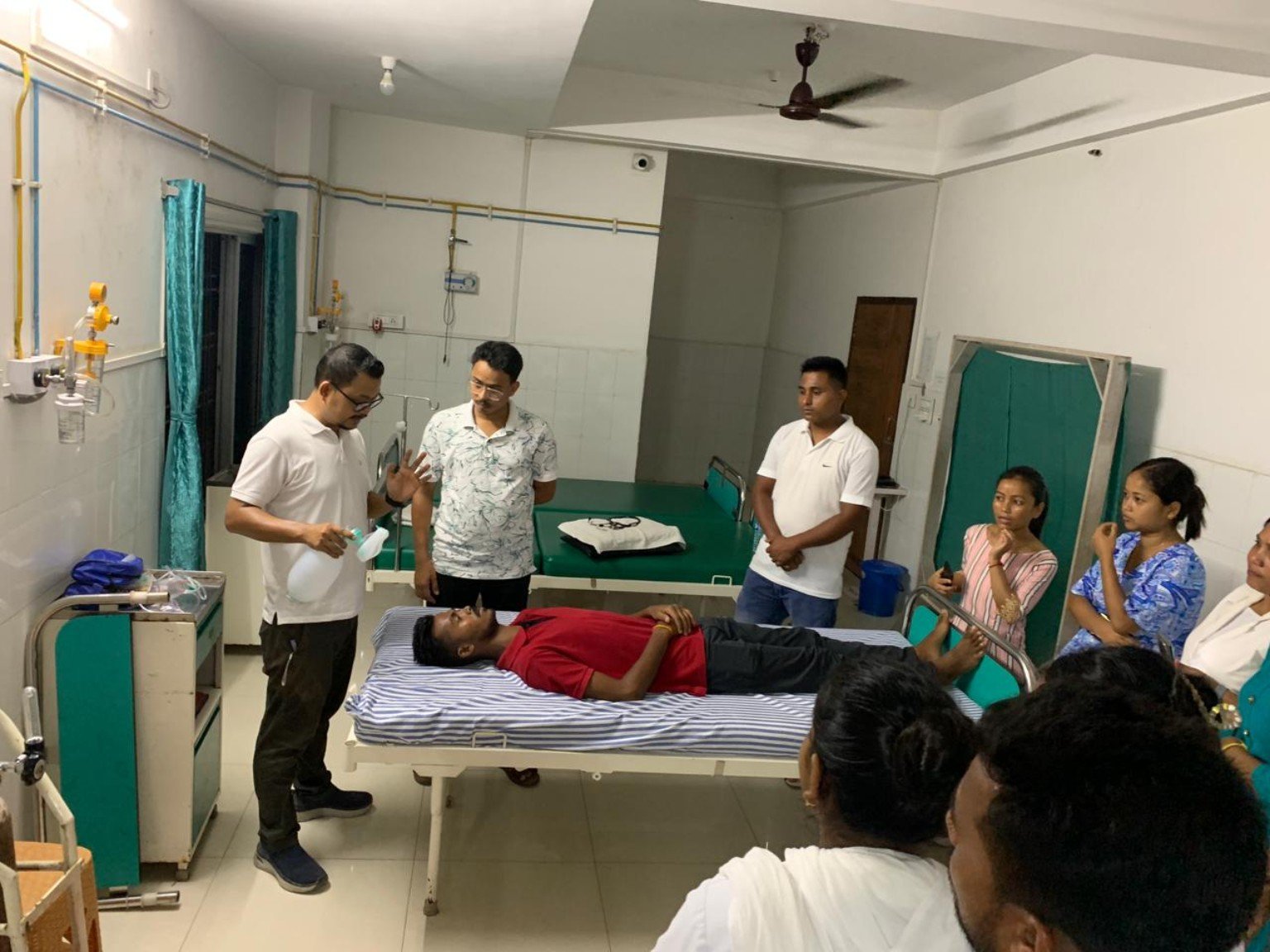 Airway and resuscitation skills demonstration