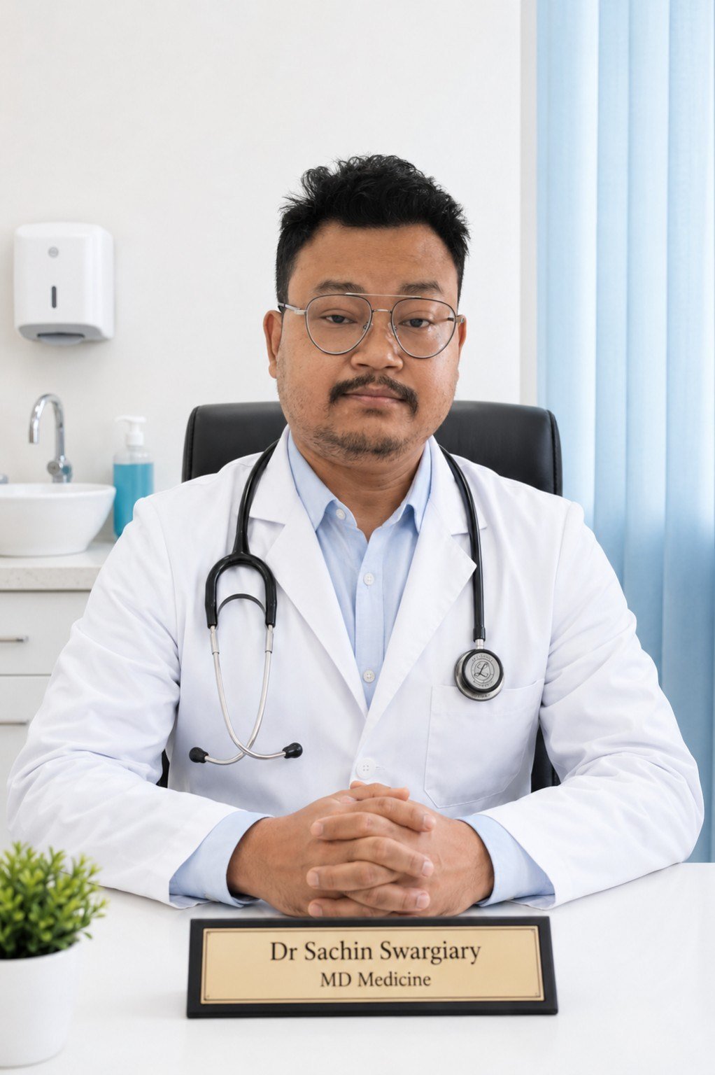 Professional physician portrait