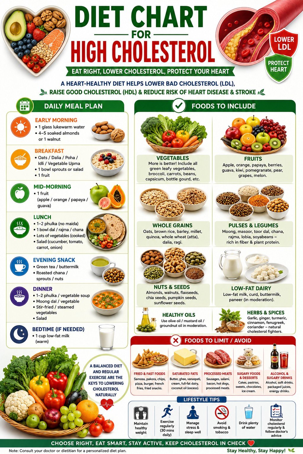 High Cholesterol — Dietary Advice