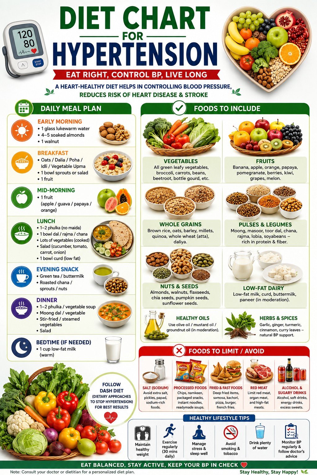 Hypertension — Dietary Advice