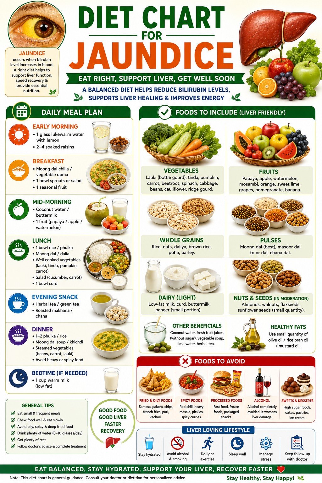 Jaundice — Dietary Advice